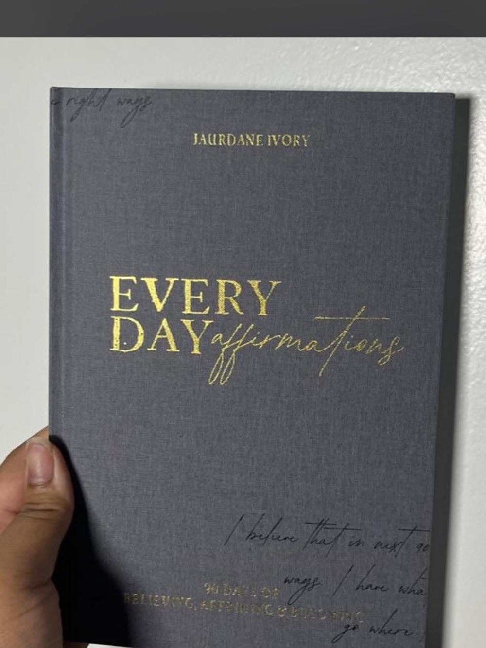 Every Day Affirmations Hardcover Journal